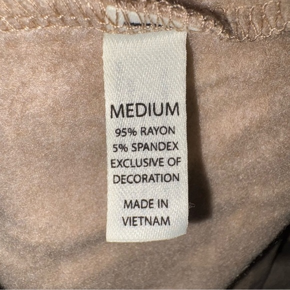 Soma Tan Embellished Tunic Top with Brown Accents - Picture 6 of 6